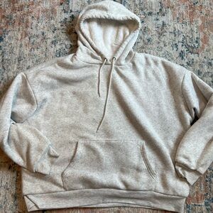 Oversized XL Fully Fleece lined Gray Hoodie